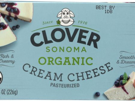 CLOVER SONOMA: Organic Cream Cheese, 8 oz Online now