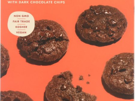 CISSE COCOA CO: Double Chocolate Chip Cookies Mix, 12.28 oz Online Hot Sale