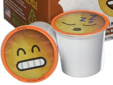 COCOA MOJI: Hot Cocoa Emoji 12 pods, 6.24 oz For Sale