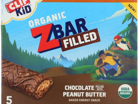 CLIF KID: Bar Filled Chocolate Peanut Butter, 5.3 oz Hot on Sale