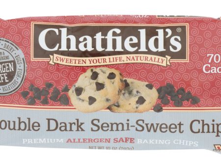 CHATFIELDS: Double Dark Semi-Sweet Chips, 10 oz Sale