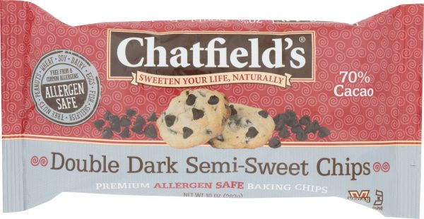 CHATFIELDS: Double Dark Semi-Sweet Chips, 10 oz Sale