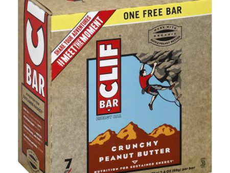 CLIF: Bar Crunchy Peanut Butter 7 pk, 16.8 oz Online Hot Sale