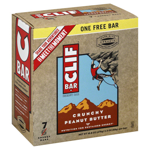 CLIF: Bar Crunchy Peanut Butter 7 pk, 16.8 oz Online Hot Sale