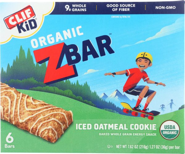 CLIF KID: Zbar Organic Iced Oatmeal Cookie, 7.62 oz Fashion