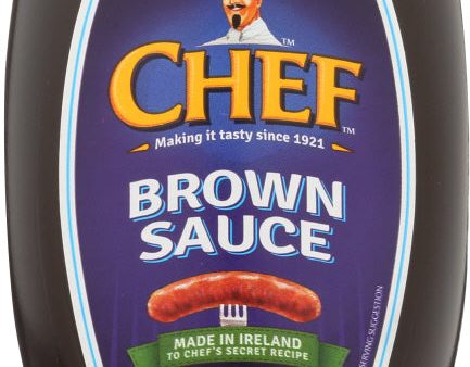 CHEF: Brown Sauce Squeeze, 17.1 oz Online Hot Sale