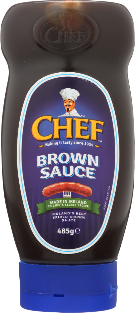 CHEF: Brown Sauce Squeeze, 17.1 oz Online Hot Sale