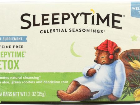 CELESTIAL SEASONINGS: Wellness Sleepytime Detox Tea Pack of 20, 1.2 oz Online Sale