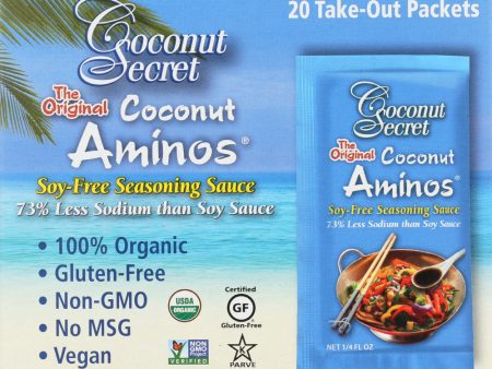 COCONUT SECRET: Aminos Coconut Packets, 5 oz on Sale