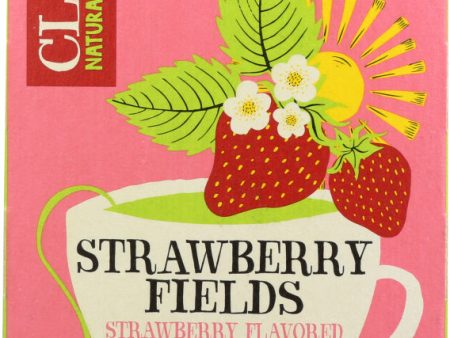 CLIPPER: Organic Strawberry Fields Tea, 1.41 oz Hot on Sale