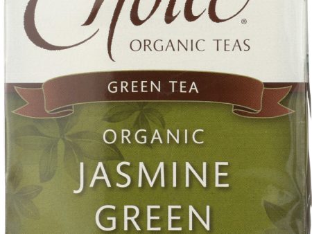 CHOICE TEA: Organic Jasmine Green Tea, 16 bg Sale