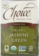 CHOICE TEA: Organic Jasmine Green Tea, 16 bg Sale