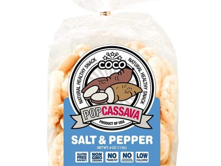 COCO LITE: Pop Cassava Salt and Pepper, 4 oz Online