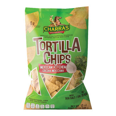 CHARRAS: Mexican Kitchen Tortilla Chips, 12 oz Online now