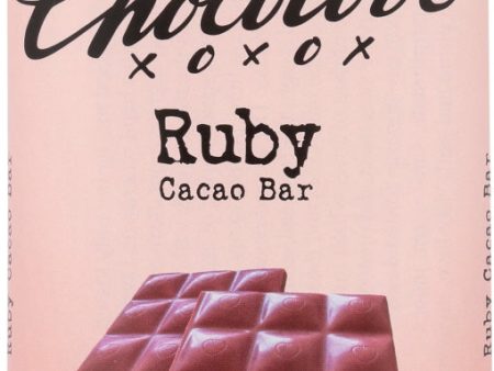 CHOCOLOVE: Ruby Chocolate Bar, 3.1 oz For Sale