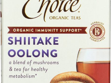 CHOICE TEA: Shiitake Oolong Mushroom Organic, 16 bg Online Sale