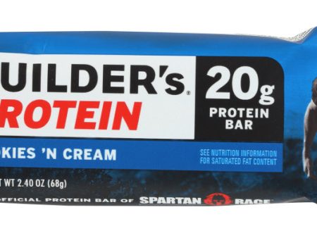 CLIF: Builder Protein Bar Cookies  N Cream, 2.4 oz Discount