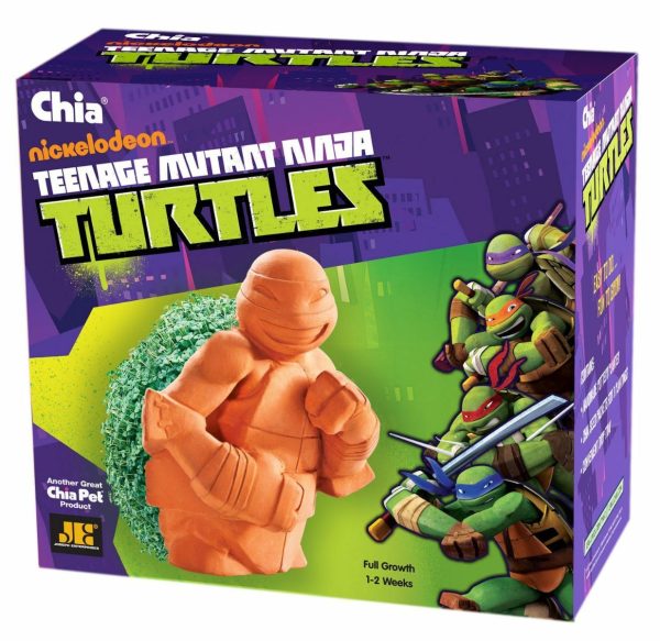 CH-CH-CH-CHIA: Chia Pet Planter Teenage Mutant Ninja Turtles, 1 ea Supply