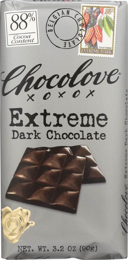 CHOCOLOVE: Extreme Dark Chocolate Bar, 3.2 oz Discount