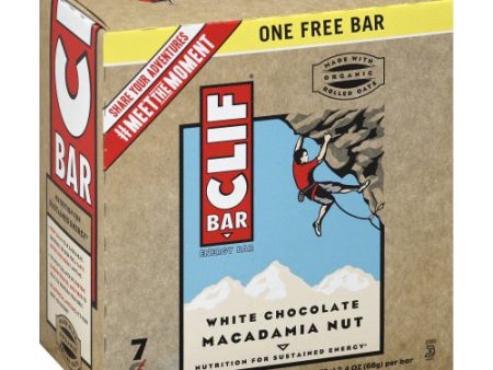 CLIF: Bar White Chocolate Macadamia 7 pk, 16.8 oz on Sale