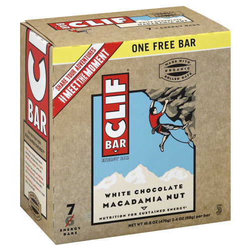 CLIF: Bar White Chocolate Macadamia 7 pk, 16.8 oz on Sale