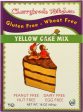 CHERRYBROOK KITCHEN: Gluten Free Yellow Cake Mix, 16 oz Online Hot Sale