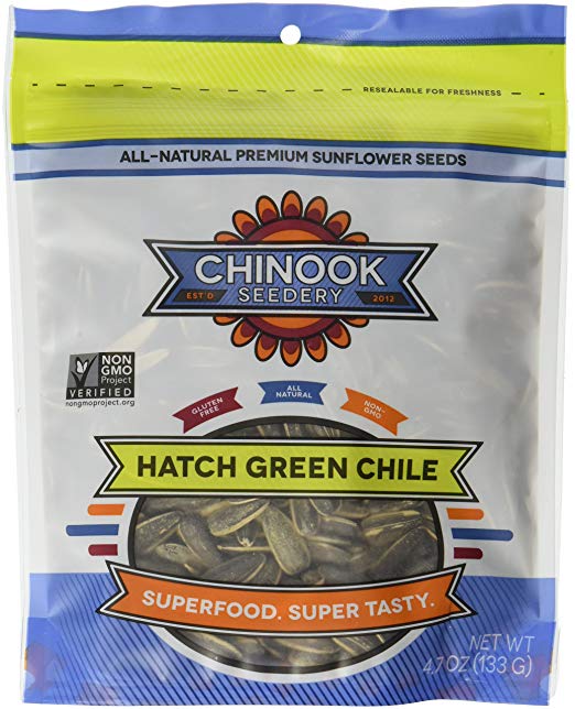 CHINOOK SEEDERY: Sunflower Seed Hatch Green Chile, 4.74 oz Sale