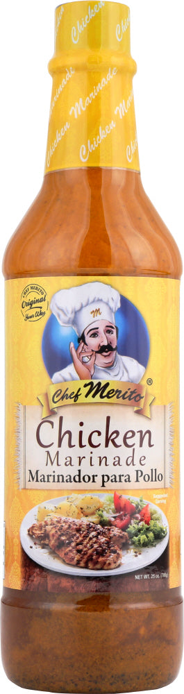 CHEF MERITO: Chicken Marinade, 25 oz Online Hot Sale