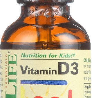 CHILDLIFE ESSENTIALS: Vitamin D3 Natural Berry Flavor, 1 oz For Cheap