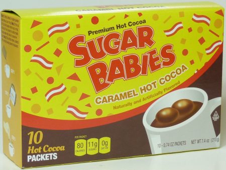 COCOA HOT TOOTSIE ROLL: Sugar Babies Caramel Hot Cocoa Packets, 10 pc Sale