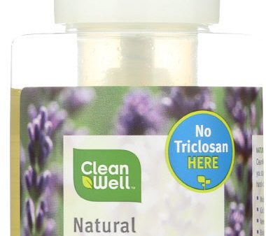 CLEAN WELL: Natural Antibacterial Foaming Handsoap Lavender, 9.5 oz Online now