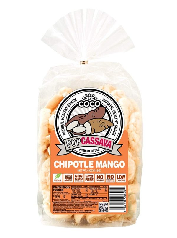 COCO LITE: Pop Cassava Chipotle Mango, 4 oz For Sale