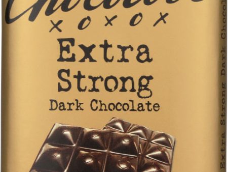 CHOCOLOVE: Extra Strong Dark Chocolate Bar, 3.2 oz on Sale