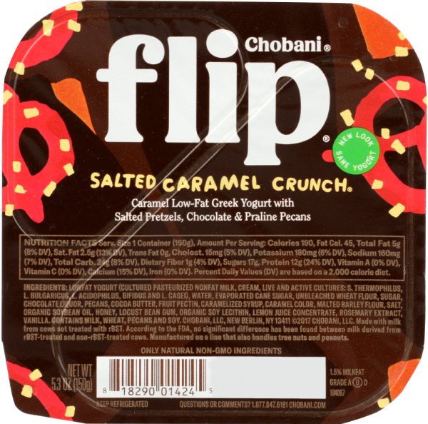 CHOBANI: YOGURT SALTED CARAMEL CRUNCH (5.300 OZ) For Cheap