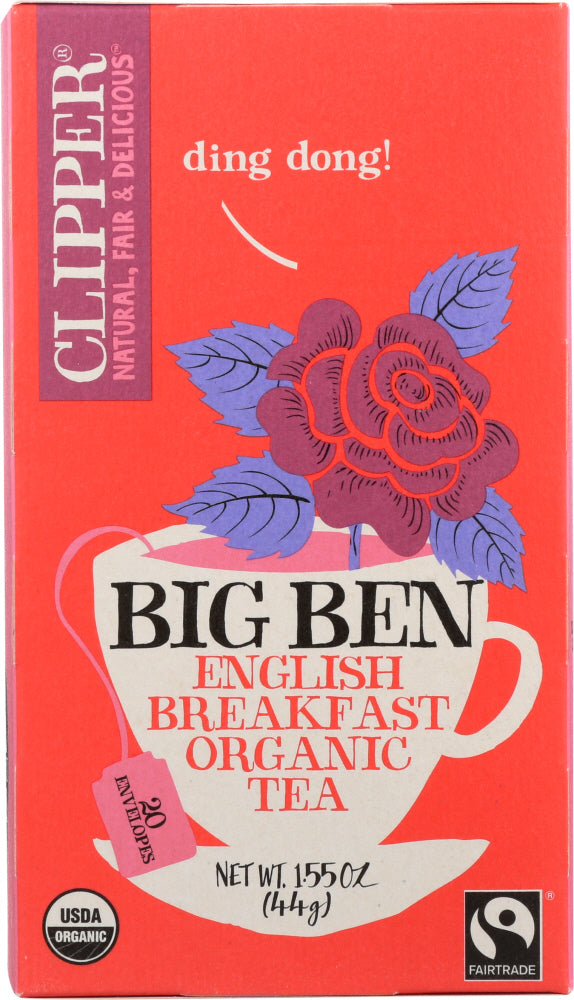 CLIPPER: Organic Big Ben Breakfast Tea, 1.55 oz For Discount