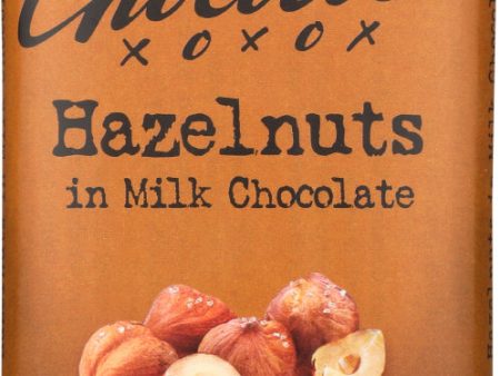 CHOCOLOVE: Hazelnuts In Milk Chocolate Bar, 3.2 oz For Discount