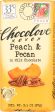 CHOCOLOVE: Milk Chocolate Bar Peach and Pecan, 3.1 oz For Sale