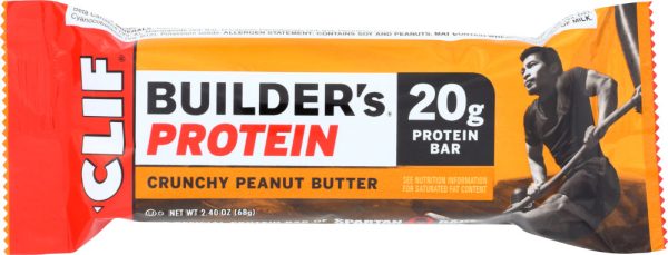 CLIF: Builder Protein Bar Crunchy Peanut Butter, 2.4 oz Sale