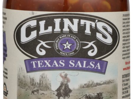 CLINTS: Salsa Black Bean & Corn, 16 oz Fashion