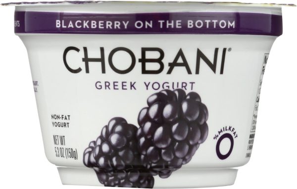 CHOBANI: Fob 0% Fat Blackberry Yogurt, 5.3 oz on Sale