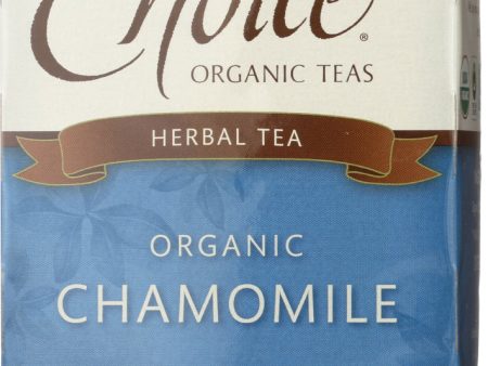 CHOICE TEA: Herbal Tea Organic Chamomile, 16 bg For Cheap