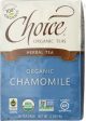 CHOICE TEA: Herbal Tea Organic Chamomile, 16 bg For Cheap