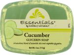 CLEARLY NATURAL: Cucumber Pure & Natural Glycerine Soap, 4 oz on Sale