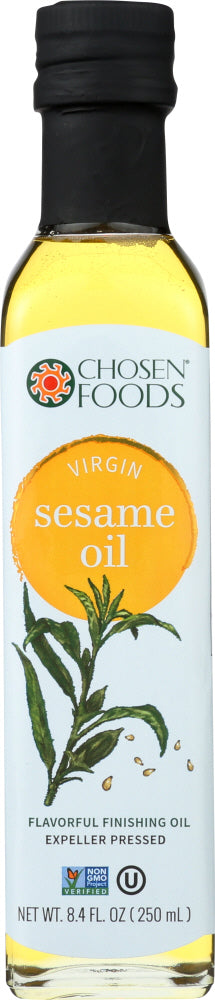 CHOSEN FOODS: Virgin Sesame Oil, 250 ml For Cheap