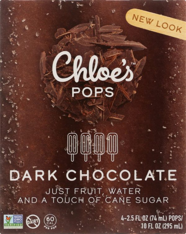 CHLOES: Dark Chocolate Frozen Fruit Bars, 10 oz Online