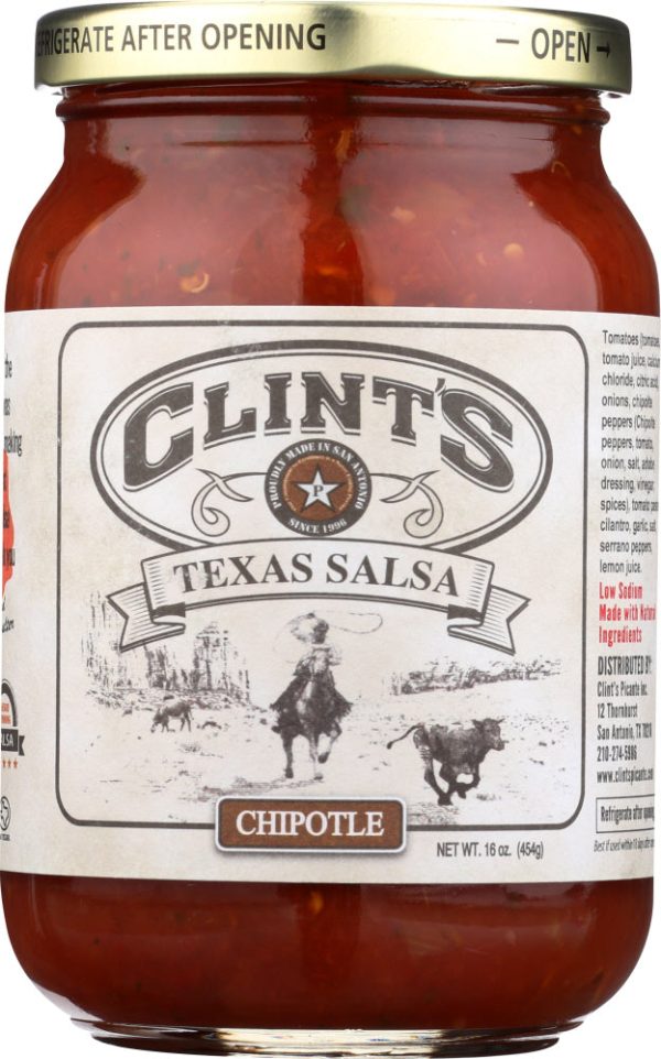 CLINT S: Texas Chipotle Salsa, 16 oz on Sale