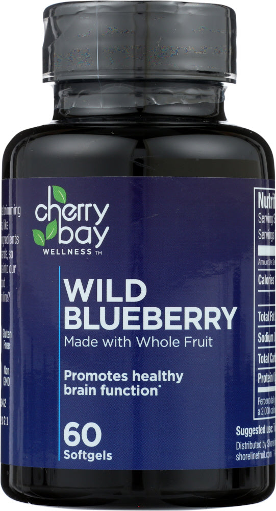 CHERRY BAY WELLNESS: Wild Blueberry Supplement Softgels, 60 sg Sale