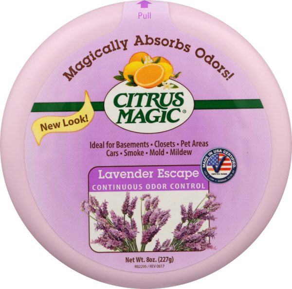 CITRUS MAGIC: Air Freshener Solid Lavender, 8 oz For Sale