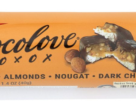 CHOCOLOVE: Chocolate Bar Dark Caramel Almond, 1.4 oz Fashion