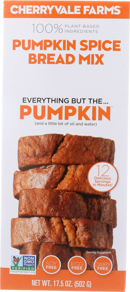 CHERRYVALE FARMS: Pumpkin Spice Bread Mix, 17.5 oz Online Hot Sale